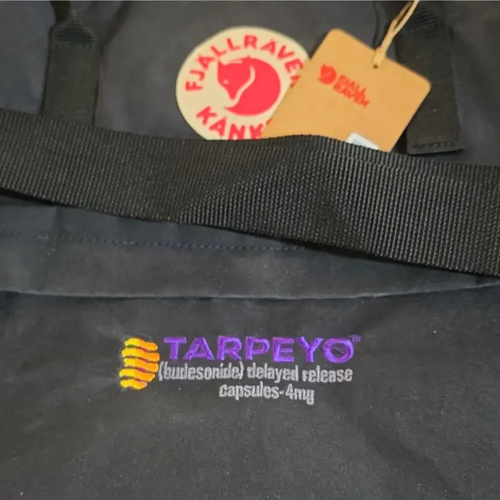 Fjällräven Kånken Weekender Backpack Black NWT Tarpeyo Ebroidered